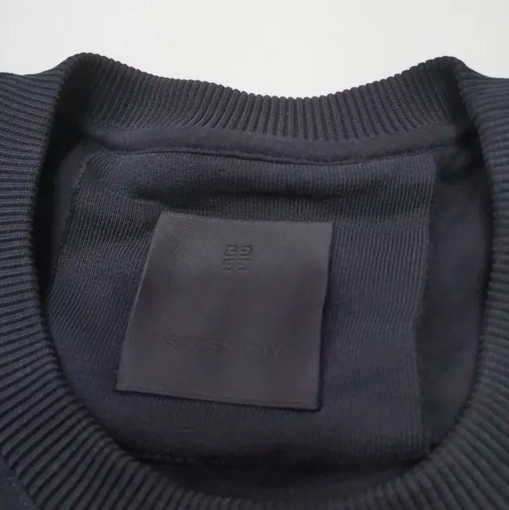 Givenchy GIVENCHY SS23 Tear Effect Logo Print Sweatshirt Size US S / EU 44-46 / 1 - 2 Thumbnail
