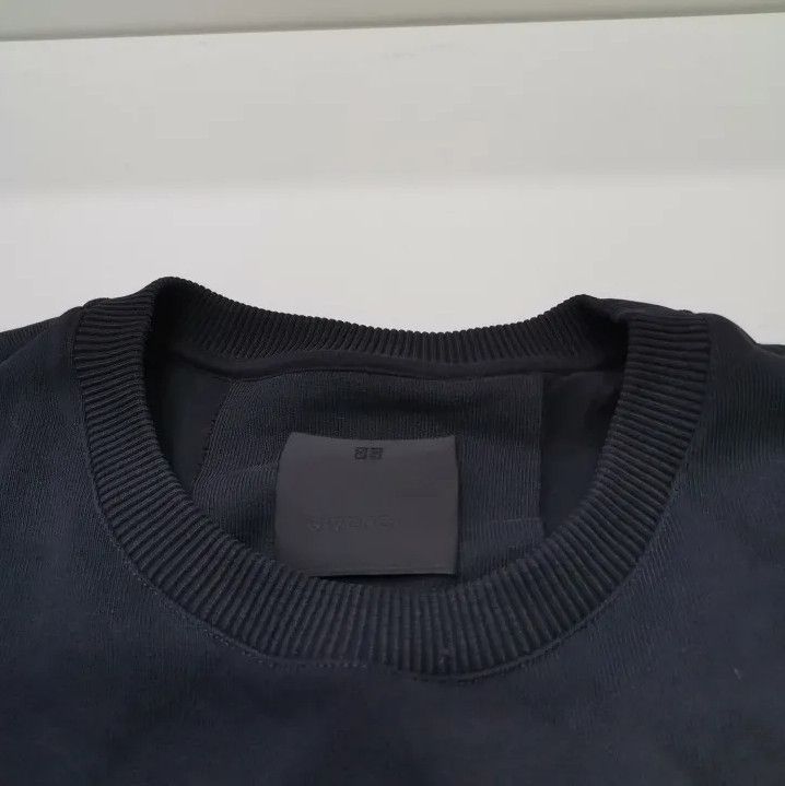 Givenchy GIVENCHY SS23 Tear Effect Logo Print Sweatshirt Size US S / EU 44-46 / 1 - 5 Thumbnail