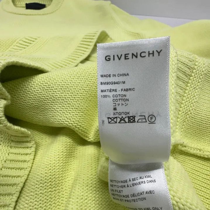 Givenchy Givenchy FW21 Logo Print Long-Sleeve Knit Sweater Size US XL / EU 56 / 4 - 4 Thumbnail