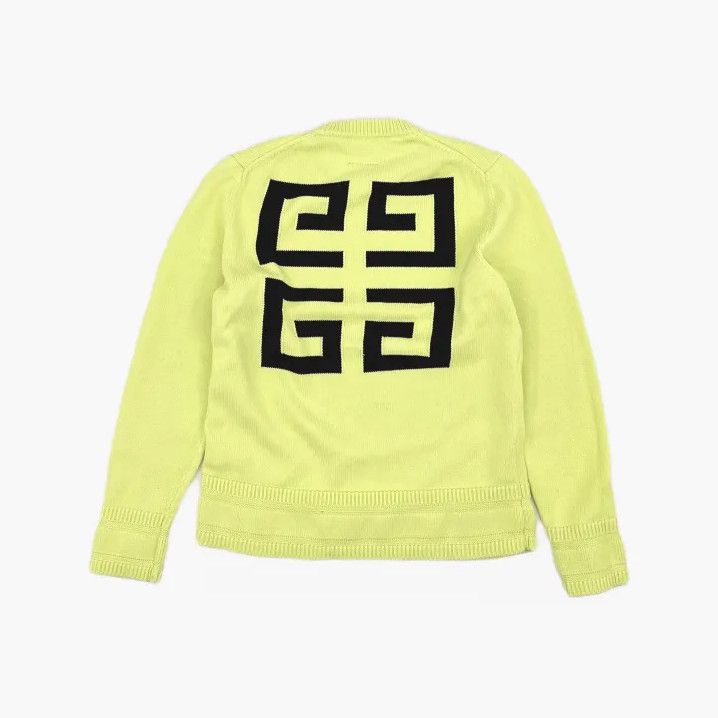 Givenchy Givenchy FW21 Logo Print Long-Sleeve Knit Sweater Size US XL / EU 56 / 4 - 3 Thumbnail