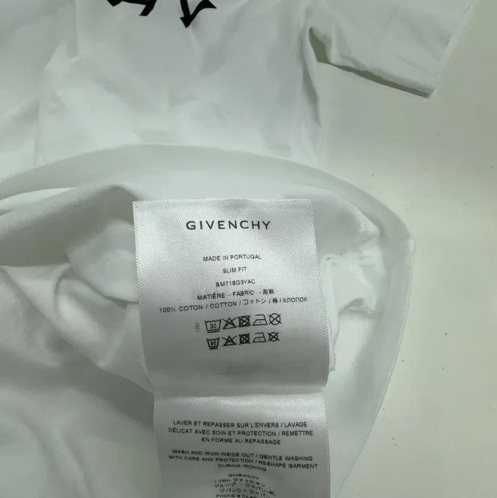 Givenchy Givenchy FW22 Letter Logo Short-Sleeve T-Shirt Size US S / EU 44-46 / 1 - 7 Thumbnail