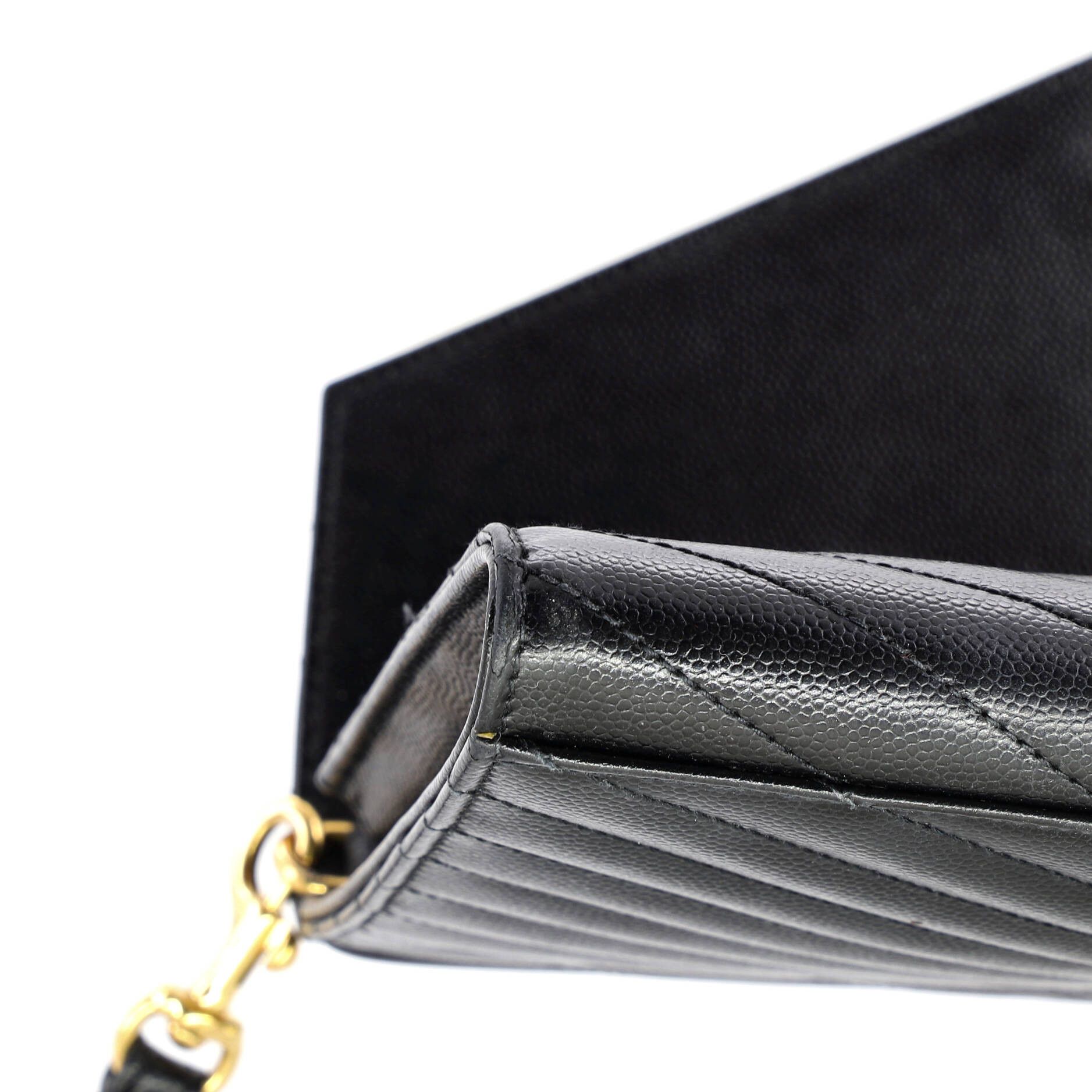 Saint Laurent Paris Classic Monogram Envelope Wristlet Clutch Size ONE SIZE - 6 Thumbnail