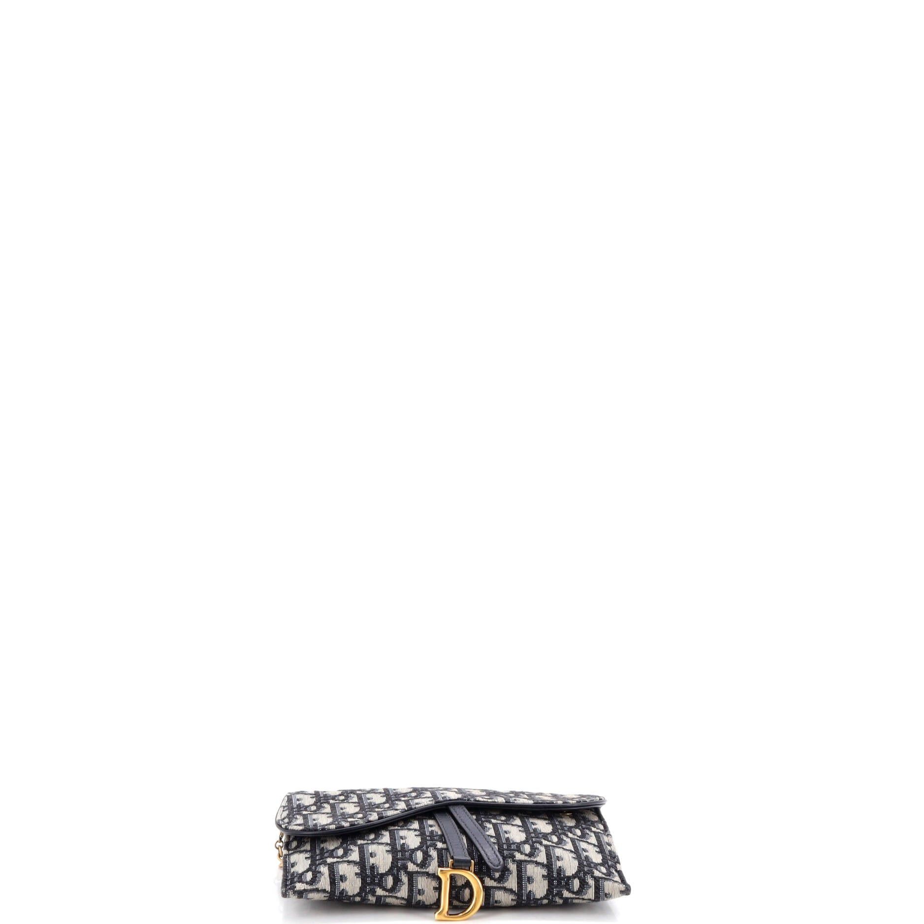 Dior Saddle Chain Wallet Size ONE SIZE - 4 Thumbnail