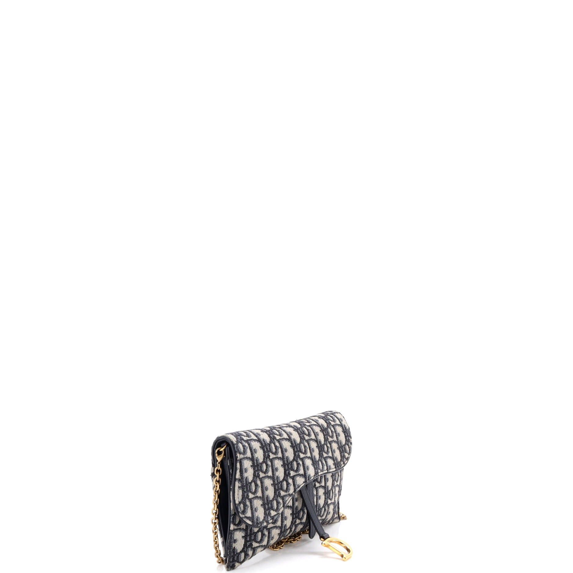 Dior Saddle Chain Wallet Size ONE SIZE - 2 Thumbnail