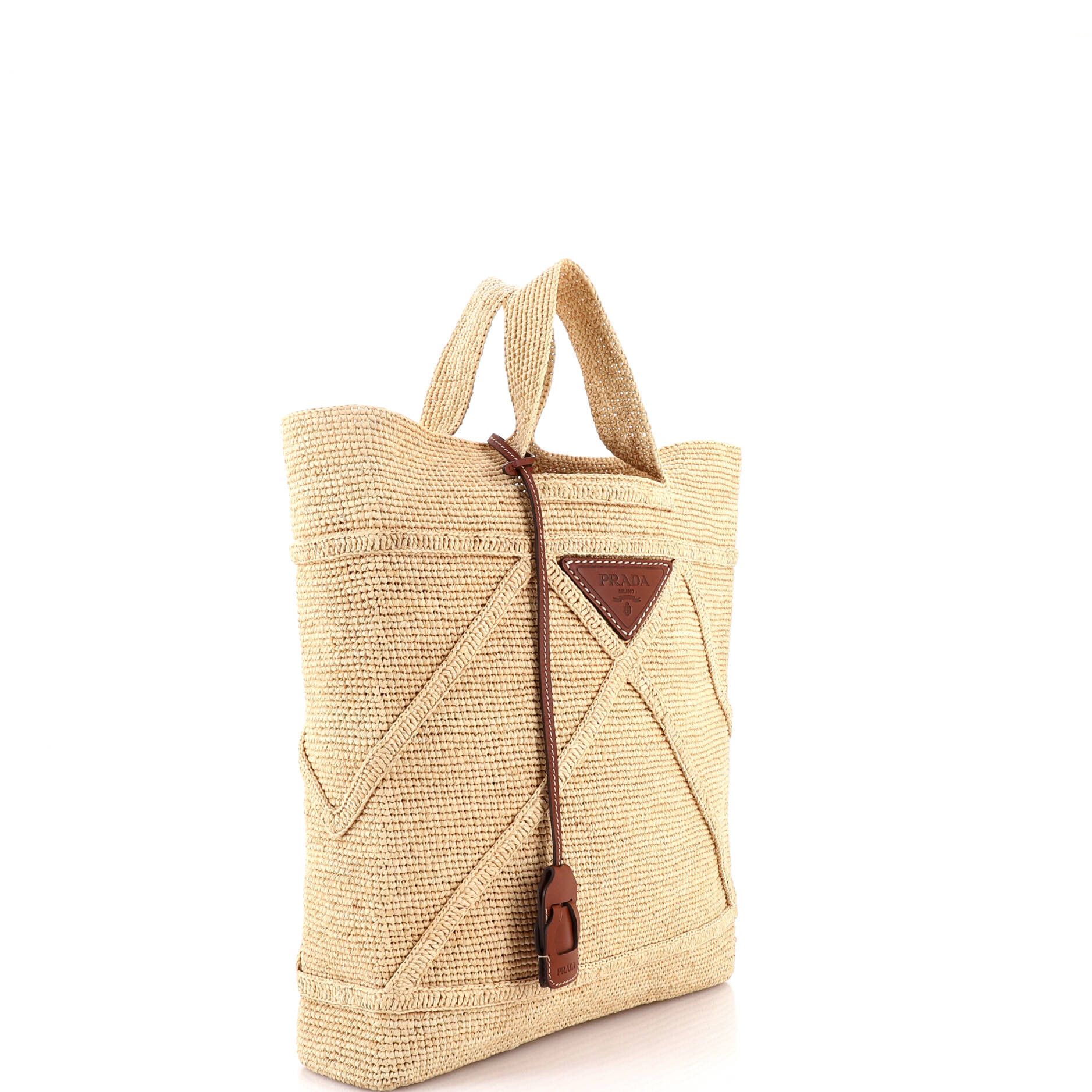 Prada Triangle Logo Shopping Tote Size ONE SIZE - 3 Thumbnail