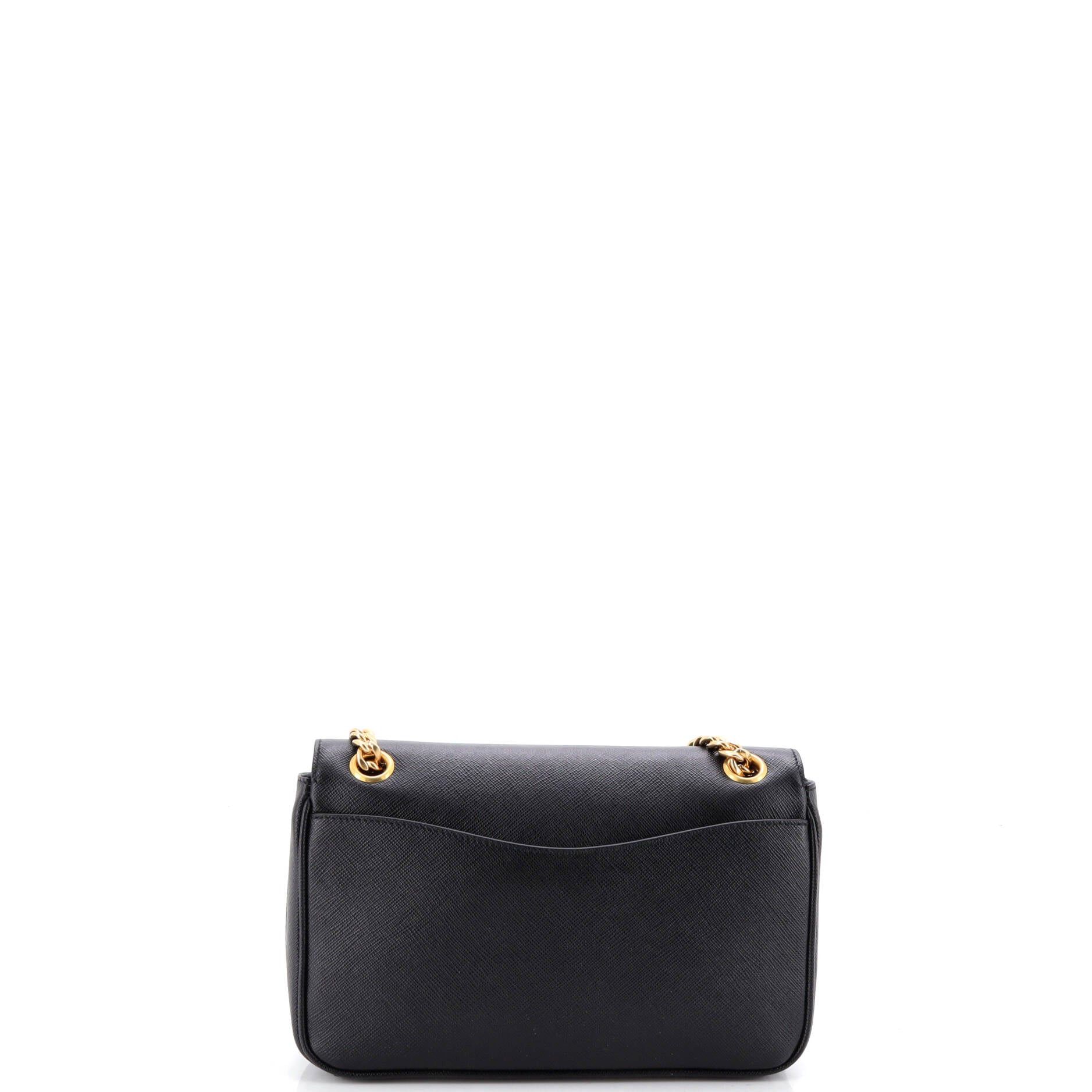 Prada Pattina Flap Shoulder Bag Size ONE SIZE - 3 Thumbnail