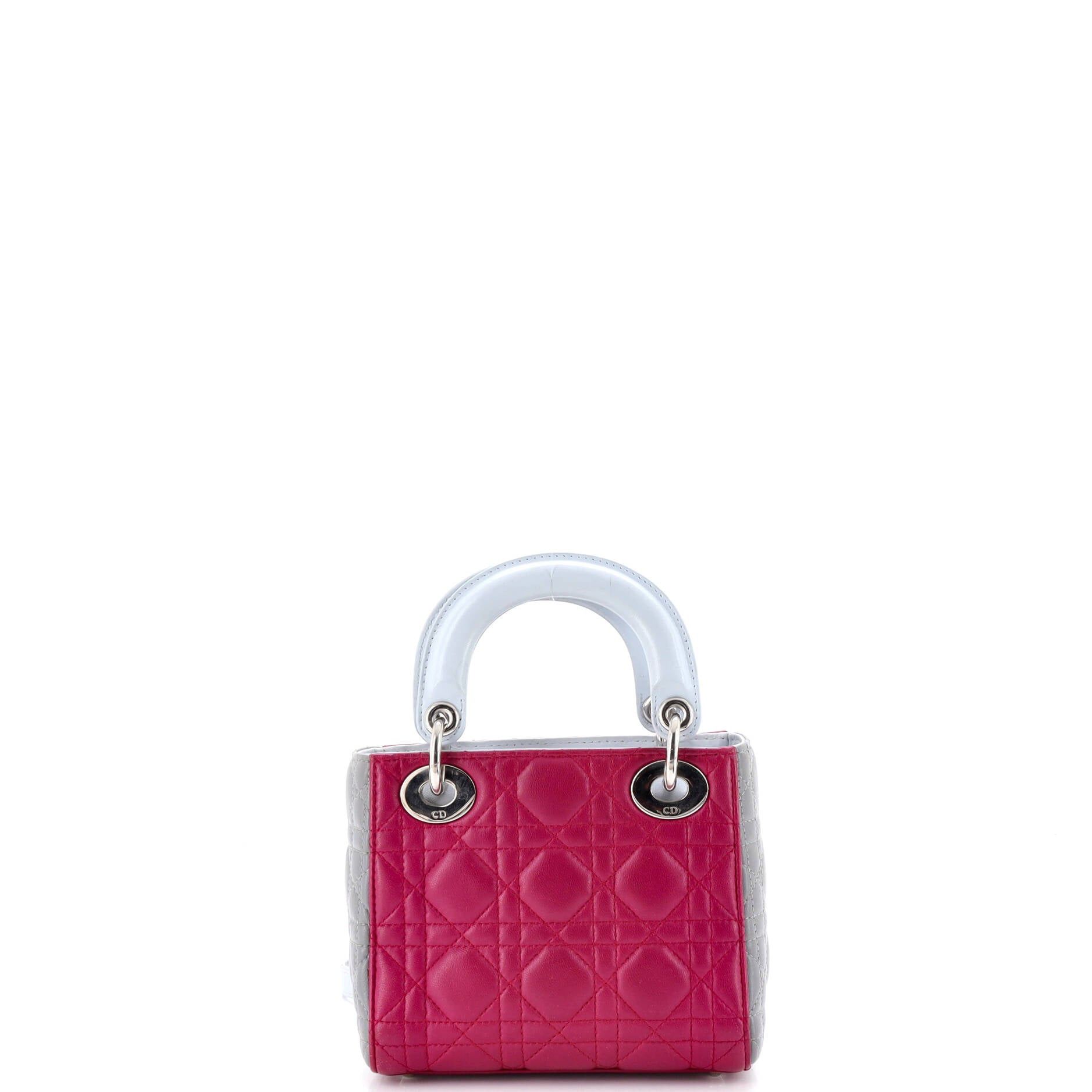 Dior Tricolor Lady Dior Bag Size ONE SIZE - 3 Thumbnail