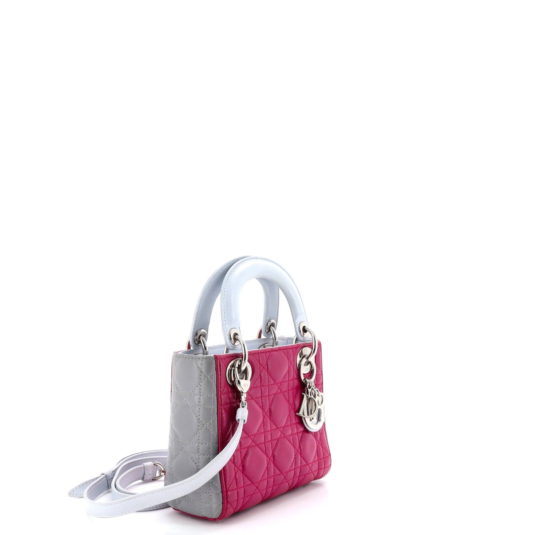 Dior Tricolor Lady Dior Bag Size ONE SIZE - 2 Thumbnail