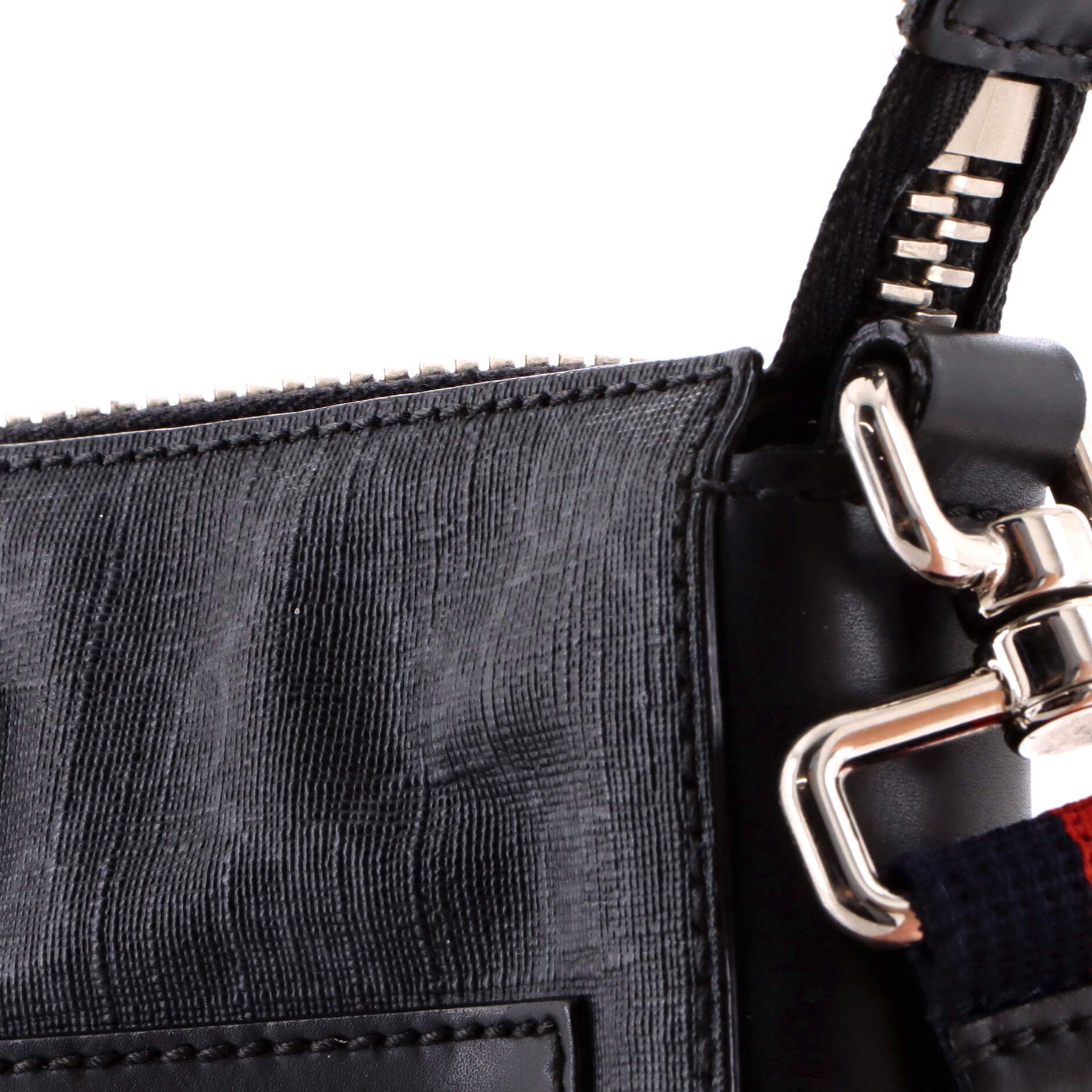 Gucci Web Strap Front Zip Messenger Bag Size ONE SIZE - 7 Thumbnail