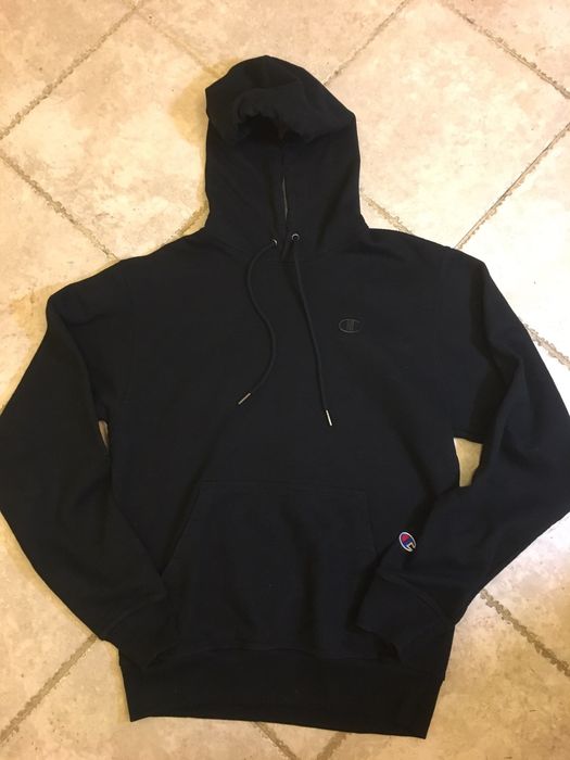 Vintage Black Champion Hoodie | Grailed