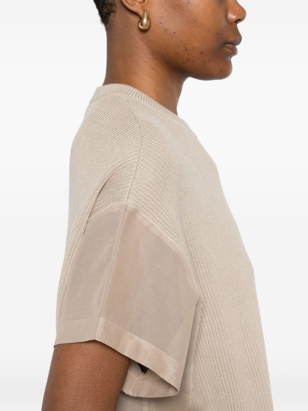 Brunello Cucinelli COTTON T-SHIRT Size XS / US 0-2 / IT 36-38 - 4 Thumbnail