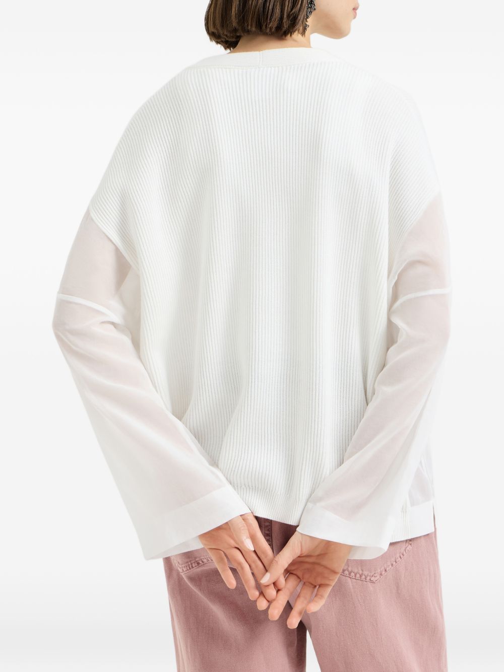 Brunello Cucinelli COTTON CARDIGAN Size M / US 6-8 / IT 42-44 - 2 Thumbnail