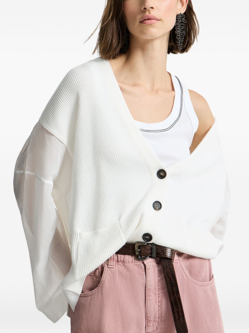 Brunello Cucinelli COTTON CARDIGAN Size XS / US 0-2 / IT 36-38 - 4 Thumbnail