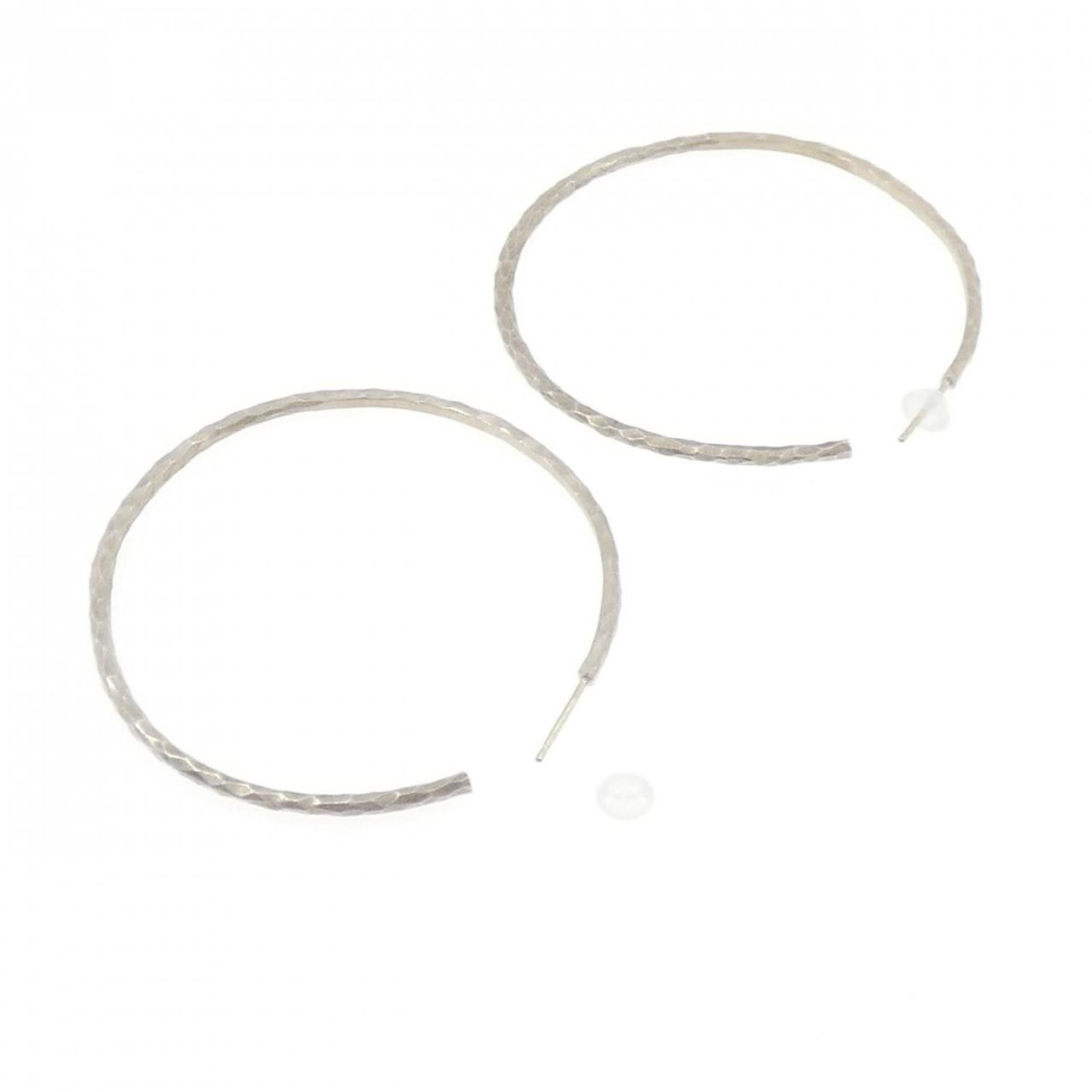 Tiffany & Co. Tiffany Hammered Hoop Large Earrings Size ONE SIZE - 3 Thumbnail