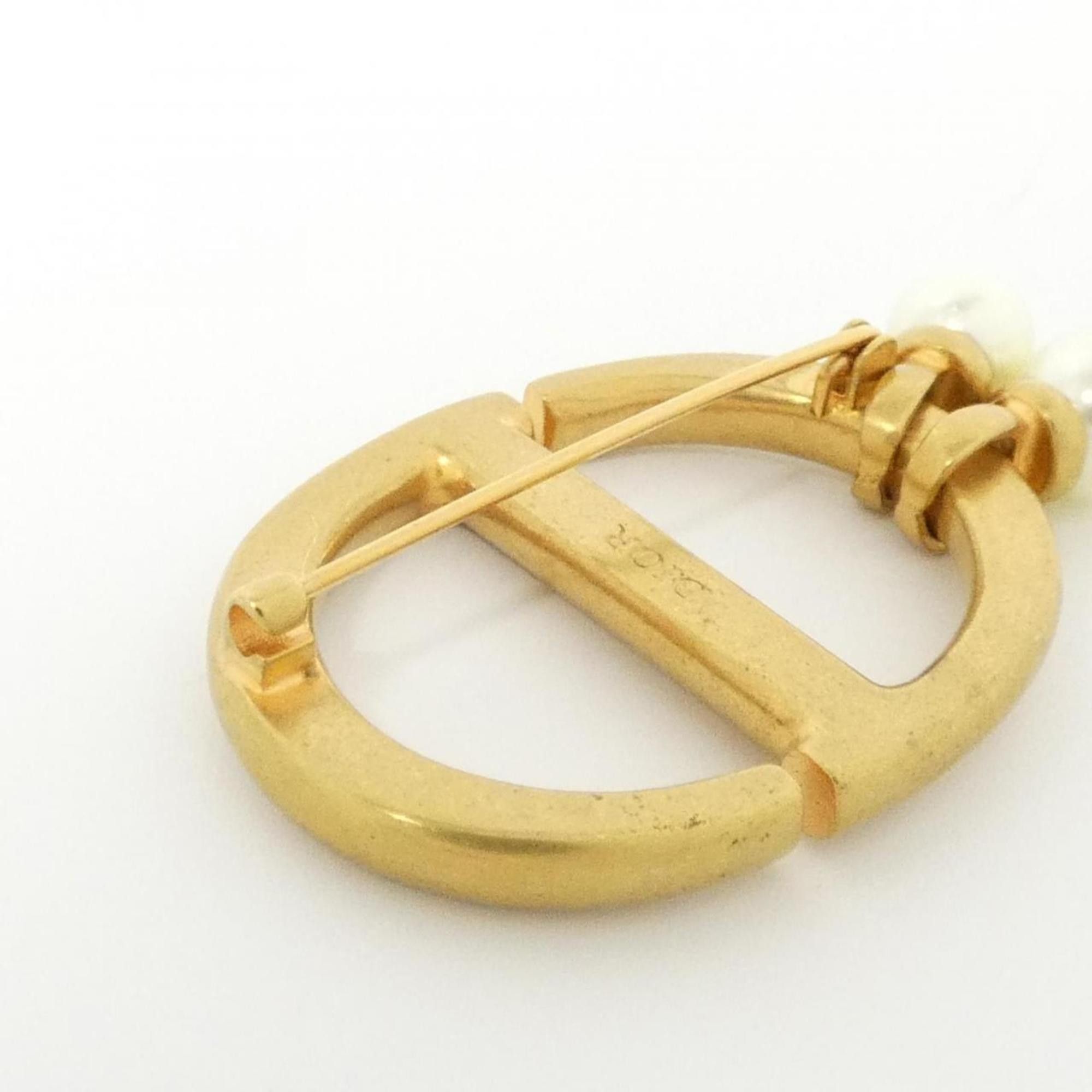 Dior Christian Dior CD Navy V0693CDNRS Brooch Size ONE SIZE - 3 Thumbnail