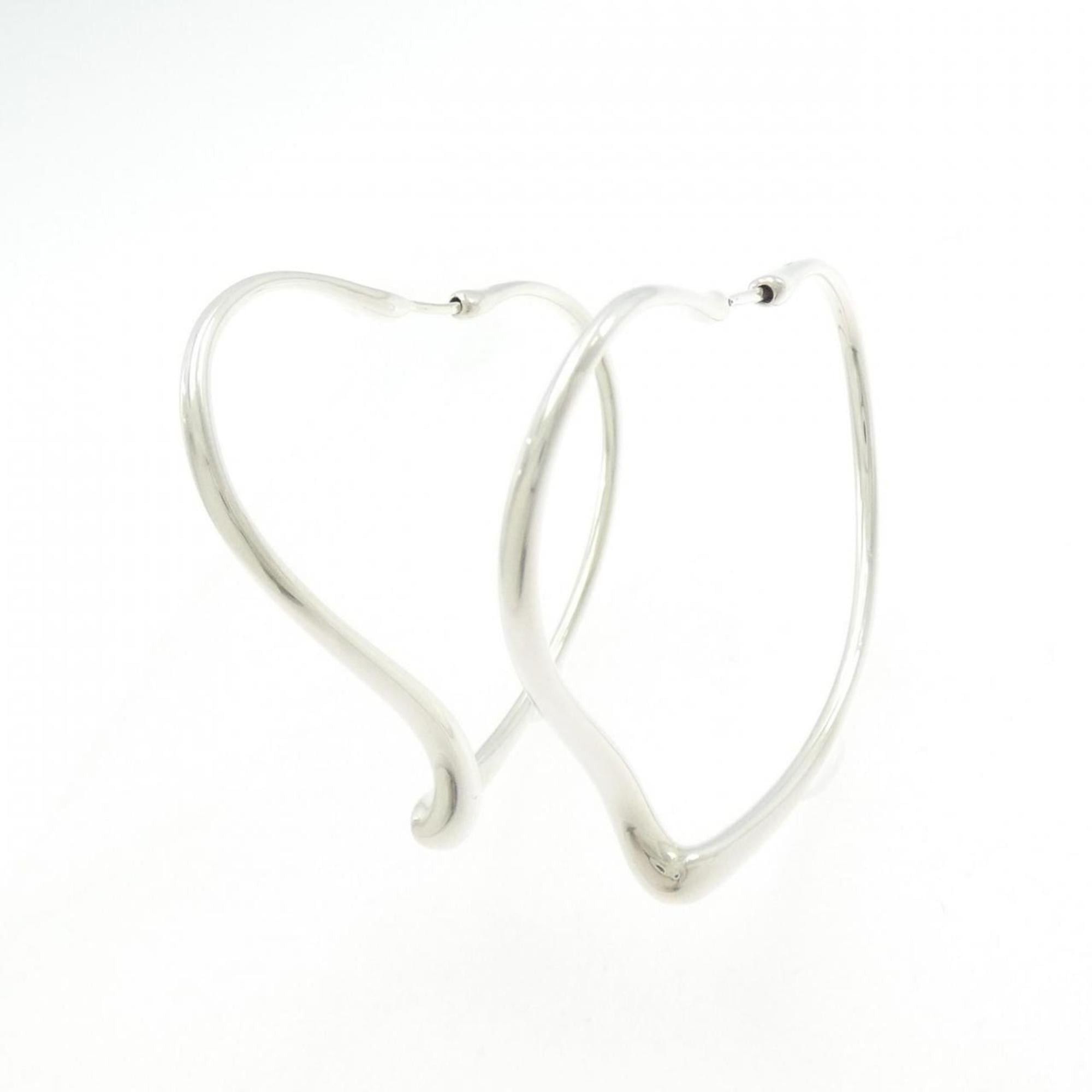 Tiffany & Co. Tiffany Open Heart Hoop Earrings Size ONE SIZE - 2 Thumbnail