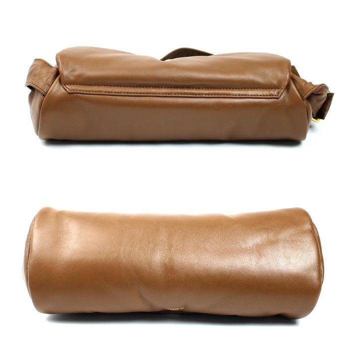Jil Sander Jil Sander Jil Sander Canolo Padding Grande Calfskin Shoulder Bag Leather Shoulder Bag J08WD0056 DUTY FREE for USA Size ONE SIZE - 2 Thumbnail