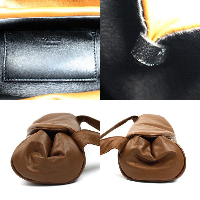 Jil Sander Jil Sander Jil Sander Canolo Padding Grande Calfskin Shoulder Bag Leather Shoulder Bag J08WD0056 DUTY FREE for USA Size ONE SIZE - 4 Thumbnail