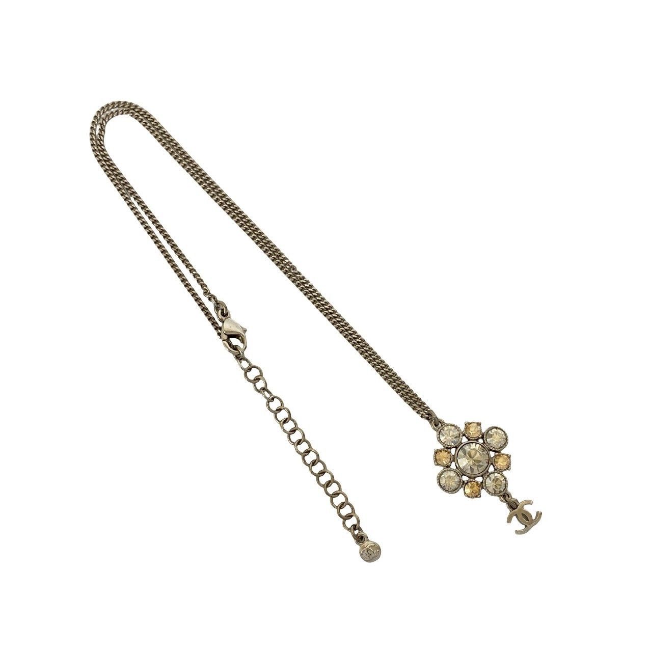 Chanel Chanel Chanel Coco Mark Rhinestone Necklace Metal Necklace DUTY FREE for USA Size ONE SIZE - 2 Thumbnail
