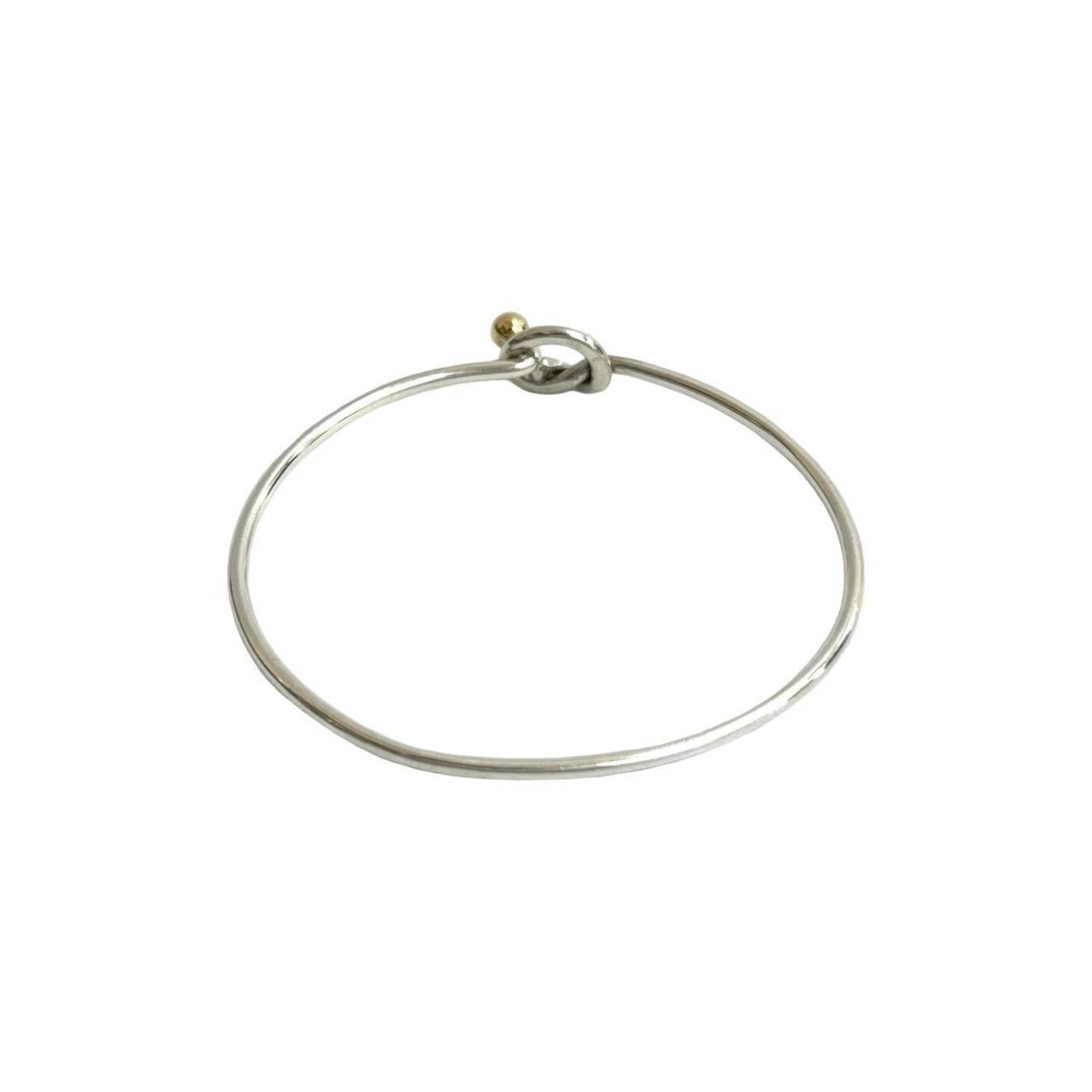 Tiffany & Co. Tiffany & Co. Tiffany Hook & Eye Love Knot Silver925 Au750 Bracelet Precious Metal Bangle DUTY FREE for USA Size ONE SIZE - 7 Thumbnail