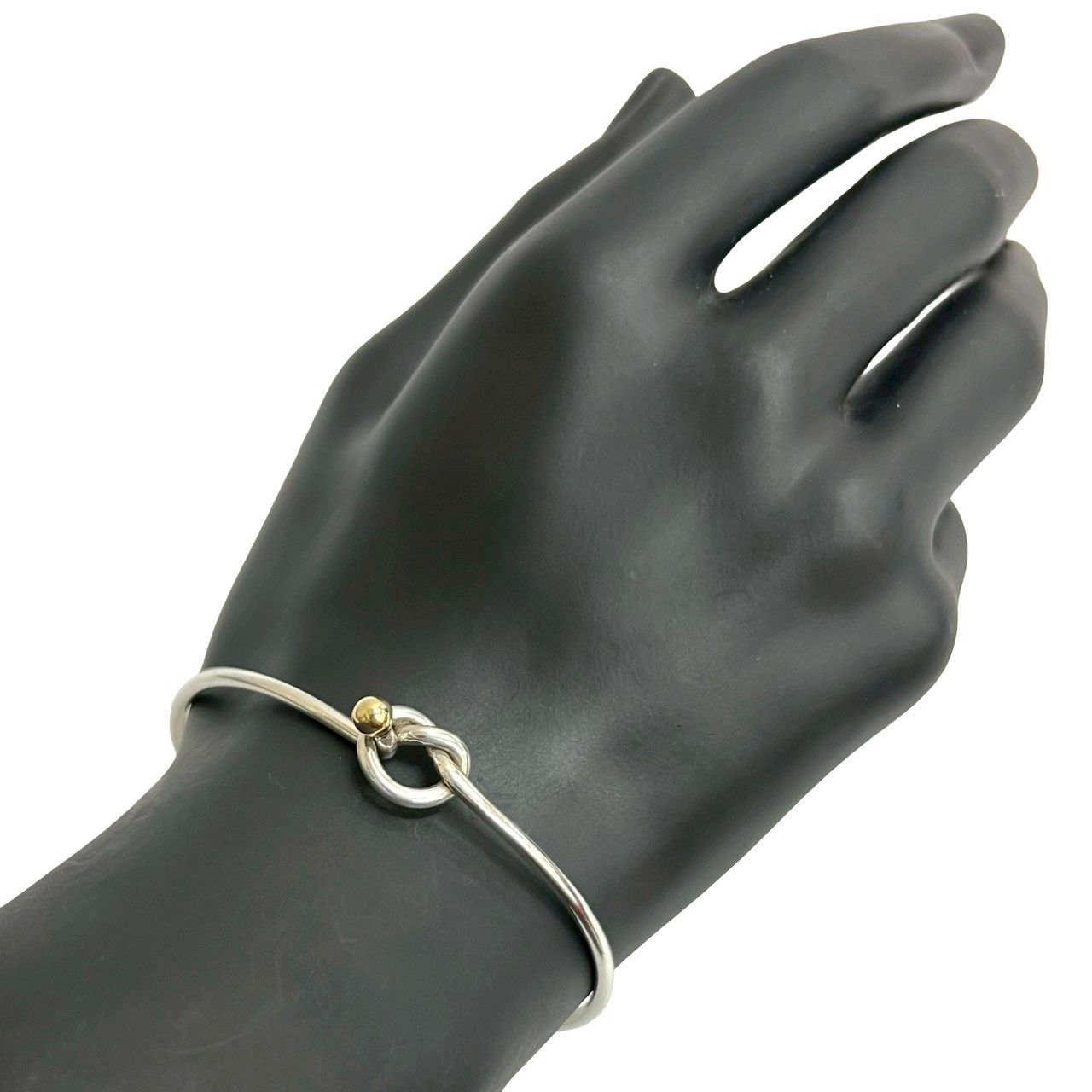 Tiffany & Co. Tiffany & Co. Tiffany Hook & Eye Love Knot Silver925 Au750 Bracelet Precious Metal Bangle DUTY FREE for USA Size ONE SIZE - 3 Thumbnail