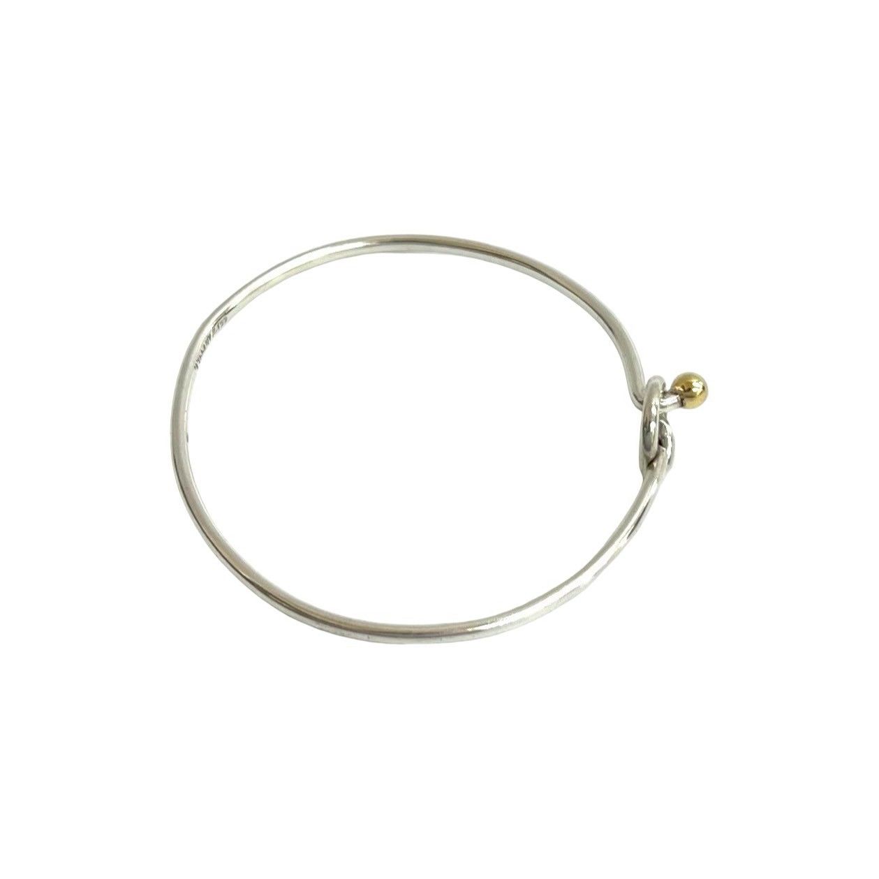 Tiffany & Co. Tiffany & Co. Tiffany Hook & Eye Love Knot Silver925 Au750 Bracelet Precious Metal Bangle DUTY FREE for USA Size ONE SIZE - 6 Thumbnail