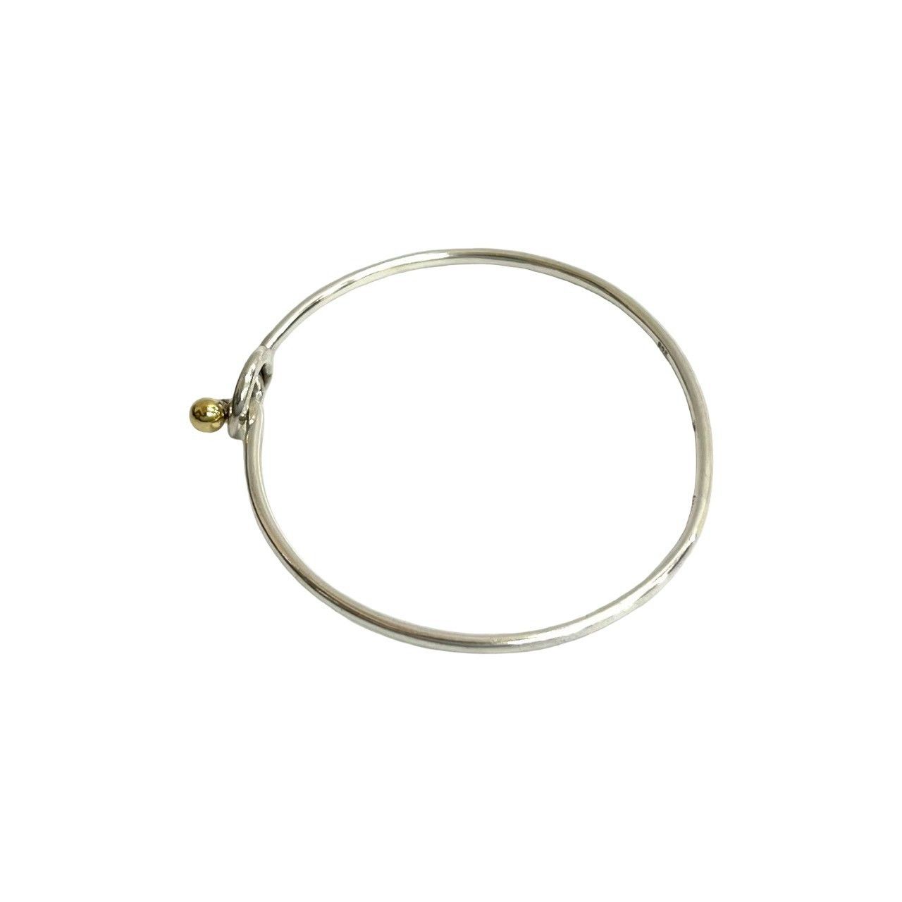 Tiffany & Co. Tiffany & Co. Tiffany Hook & Eye Love Knot Silver925 Au750 Bracelet Precious Metal Bangle DUTY FREE for USA Size ONE SIZE - 5 Thumbnail