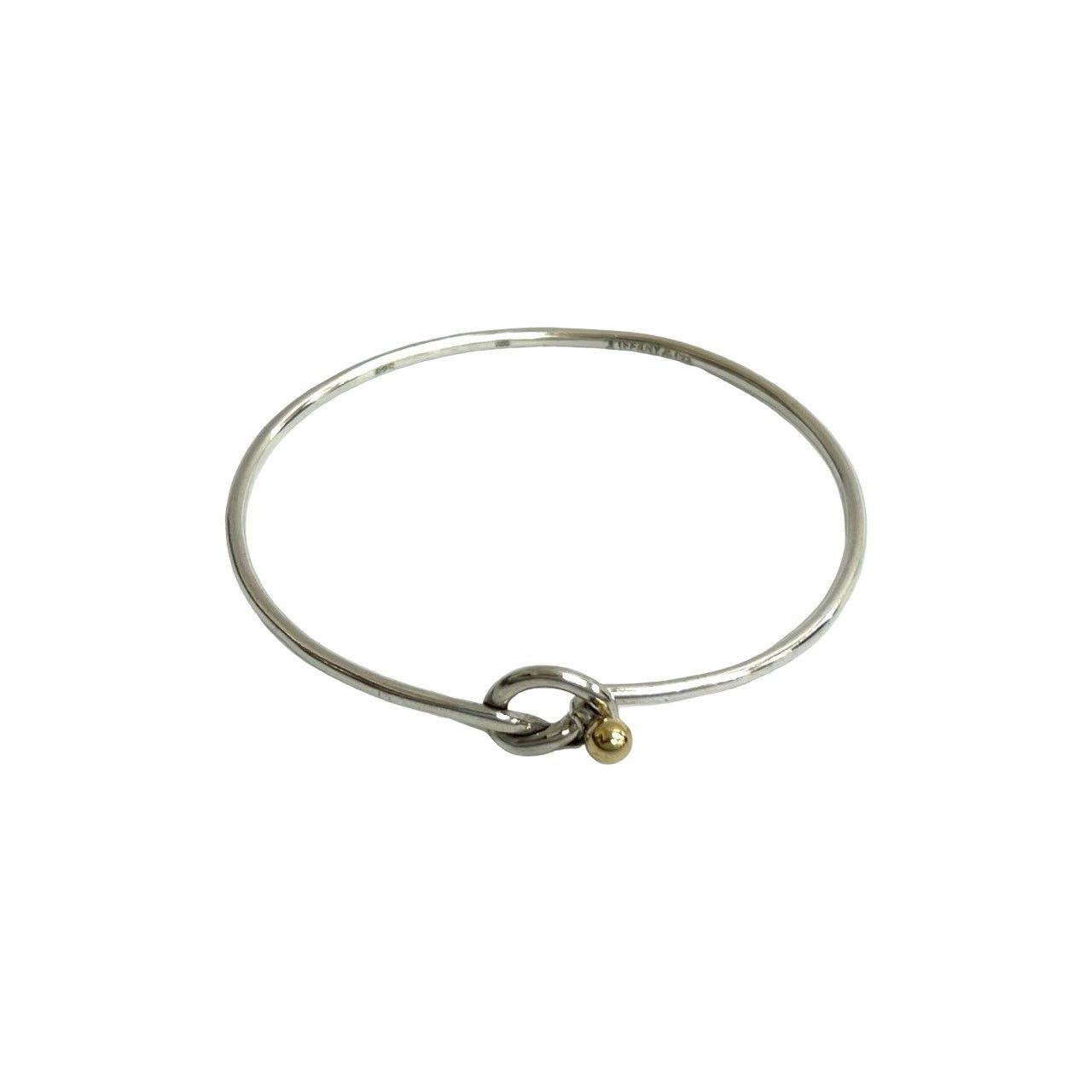 Tiffany & Co. Tiffany & Co. Tiffany Hook & Eye Love Knot Silver925 Au750 Bracelet Precious Metal Bangle DUTY FREE for USA Size ONE SIZE - 2 Thumbnail