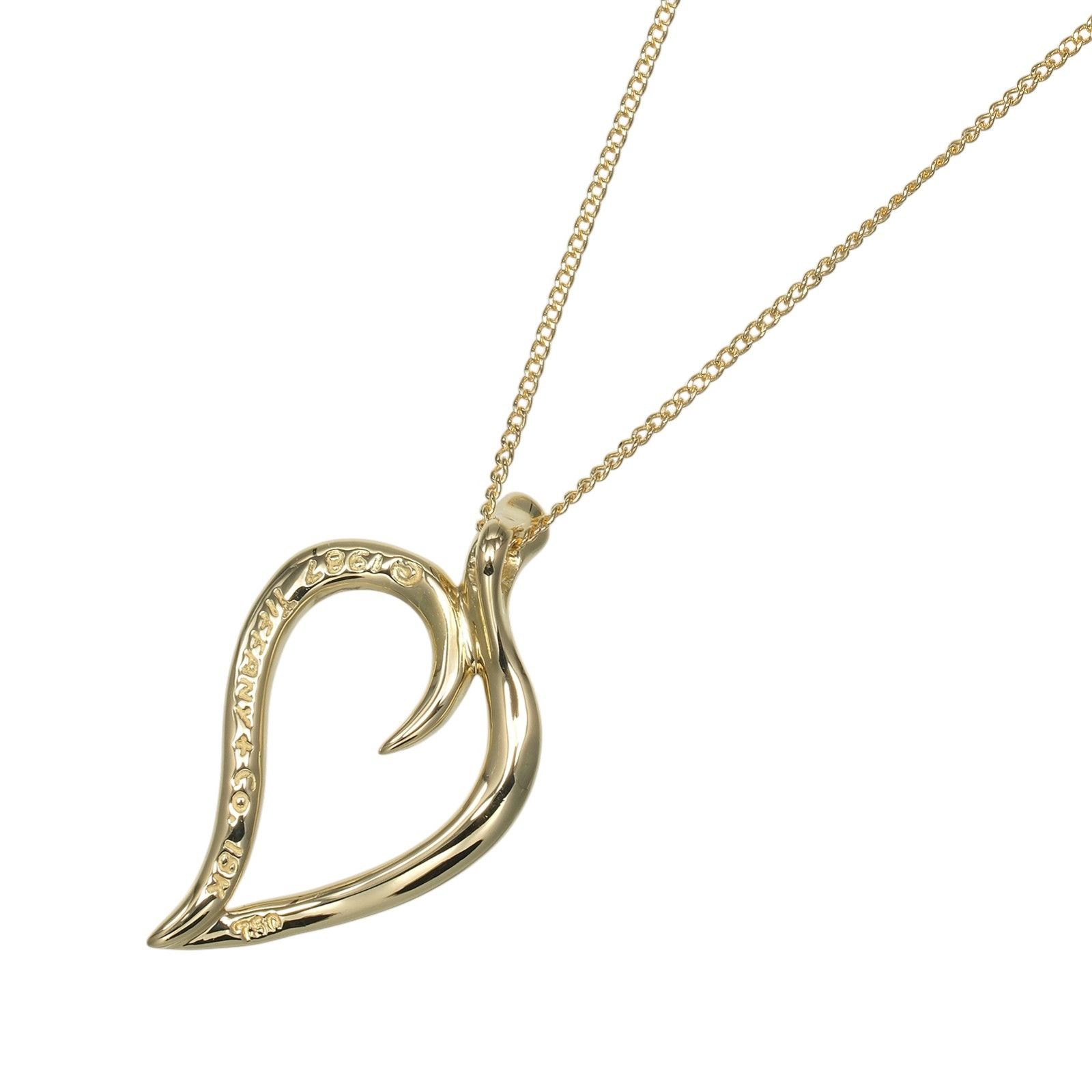 Tiffany & Co. Tiffany & Co. TIFFANY&Co. Leaf Au750 Necklace Precious Metal Necklace DUTY FREE for USA Size ONE SIZE - 3 Thumbnail