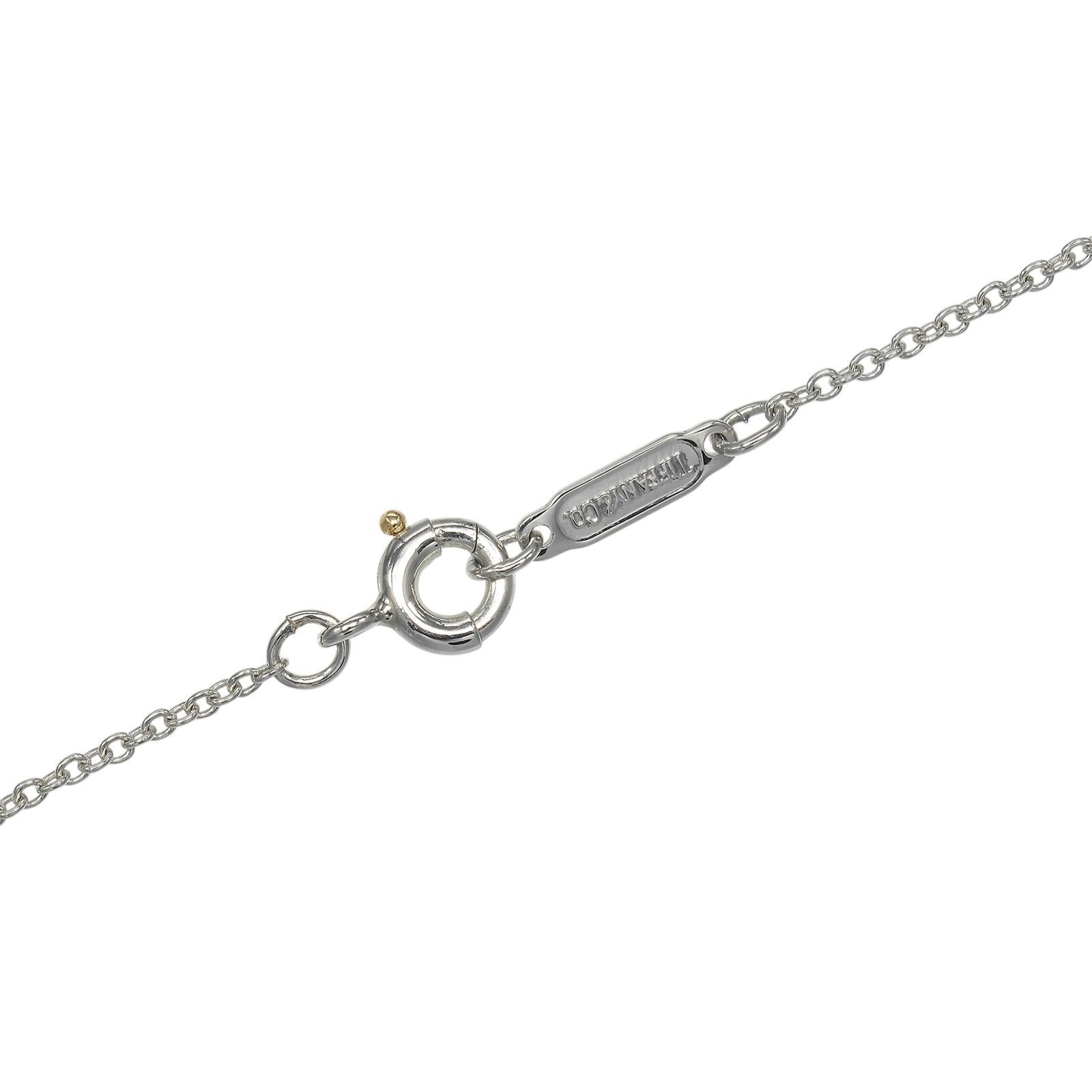Tiffany & Co. Tiffany & Co. TIFFANY&Co. Cross Stitch Pt950 Platinum Diamond Necklace Precious Metal Necklace DUTY FREE for USA Size ONE SIZE - 6 Thumbnail