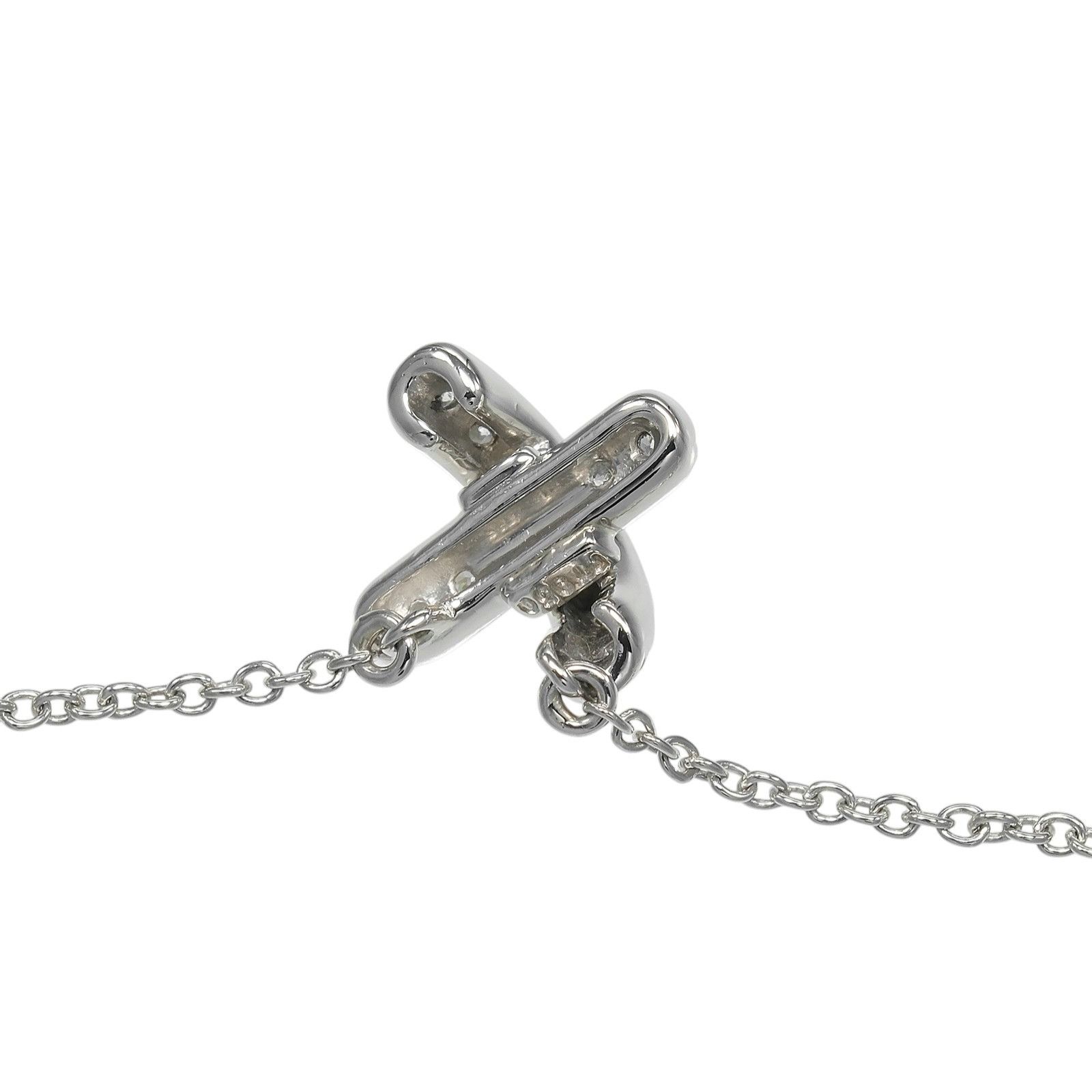 Tiffany & Co. Tiffany & Co. TIFFANY&Co. Cross Stitch Pt950 Platinum Diamond Necklace Precious Metal Necklace DUTY FREE for USA Size ONE SIZE - 5 Thumbnail