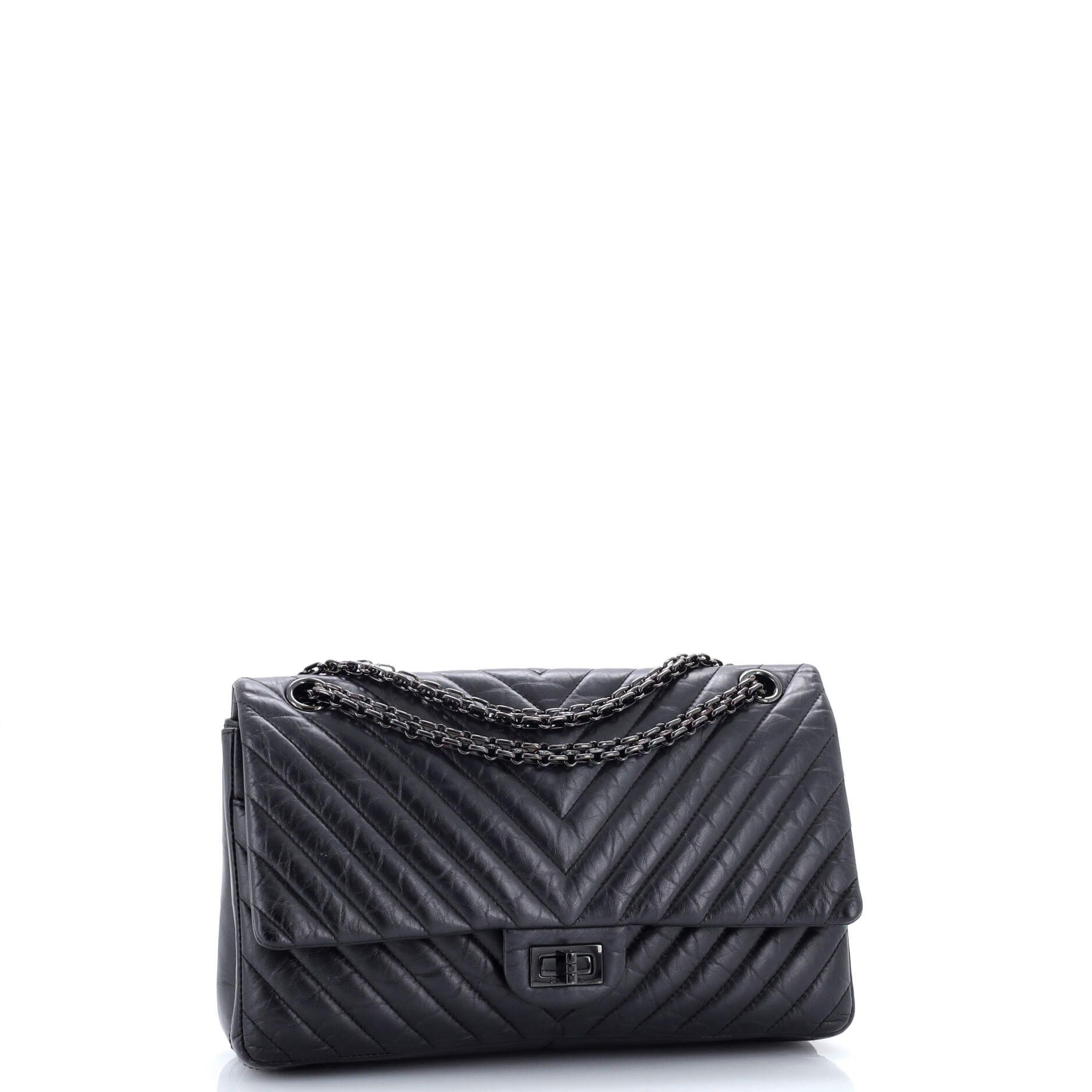 Chanel So Black Reissue 2.55 Flap Bag Size ONE SIZE - 2 Thumbnail
