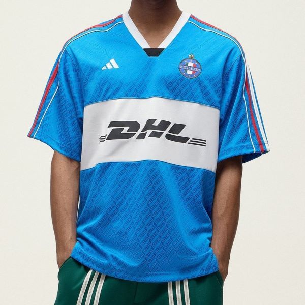 Other Other KITH NYC x adidas Football DHL Express Jersey Polyester Top Textile T-Shirts JN3586 DUTY FREE for USA Size ONE SIZE - 3 Thumbnail