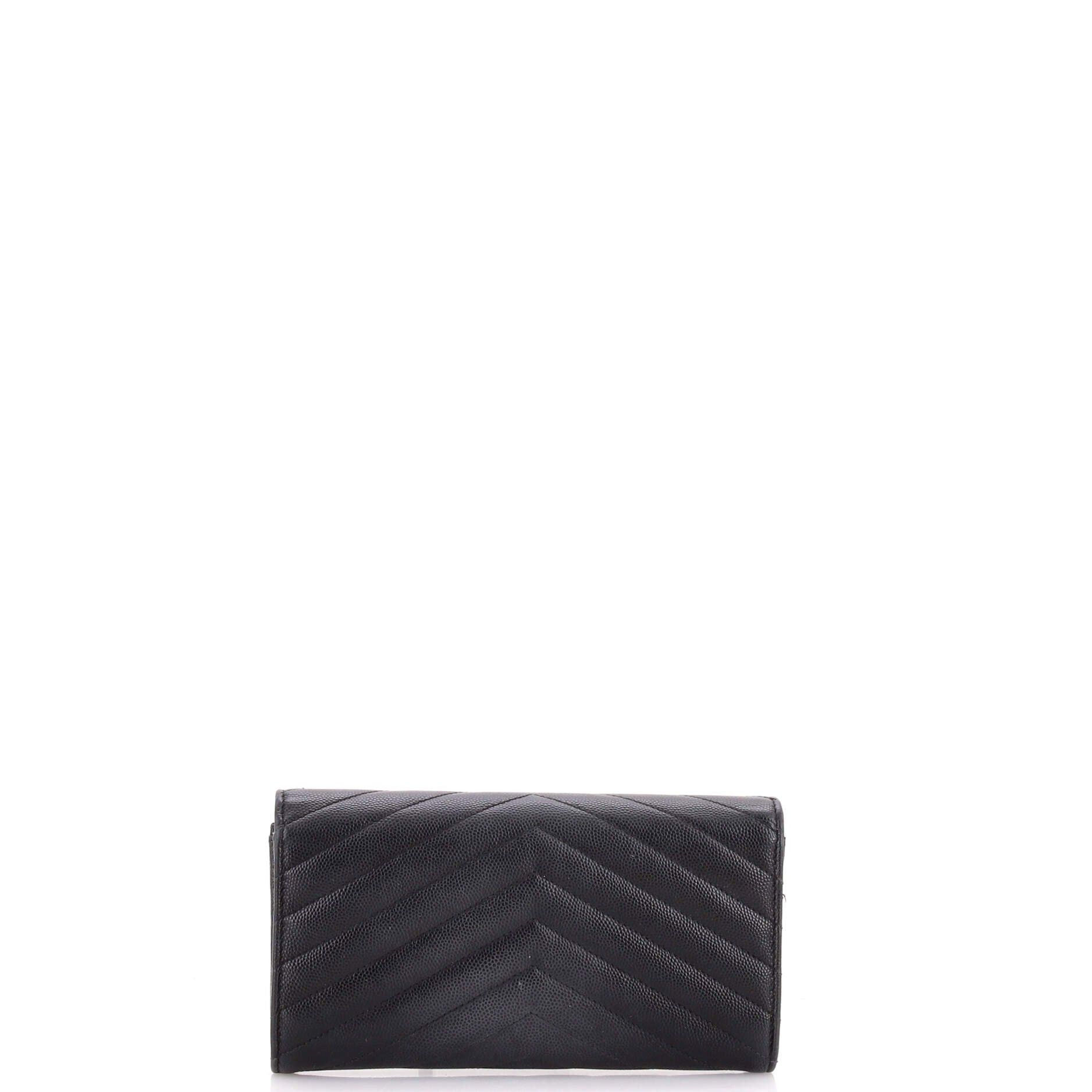 Saint Laurent Paris Classic Monogram Flap Wallet Size ONE SIZE - 3 Thumbnail