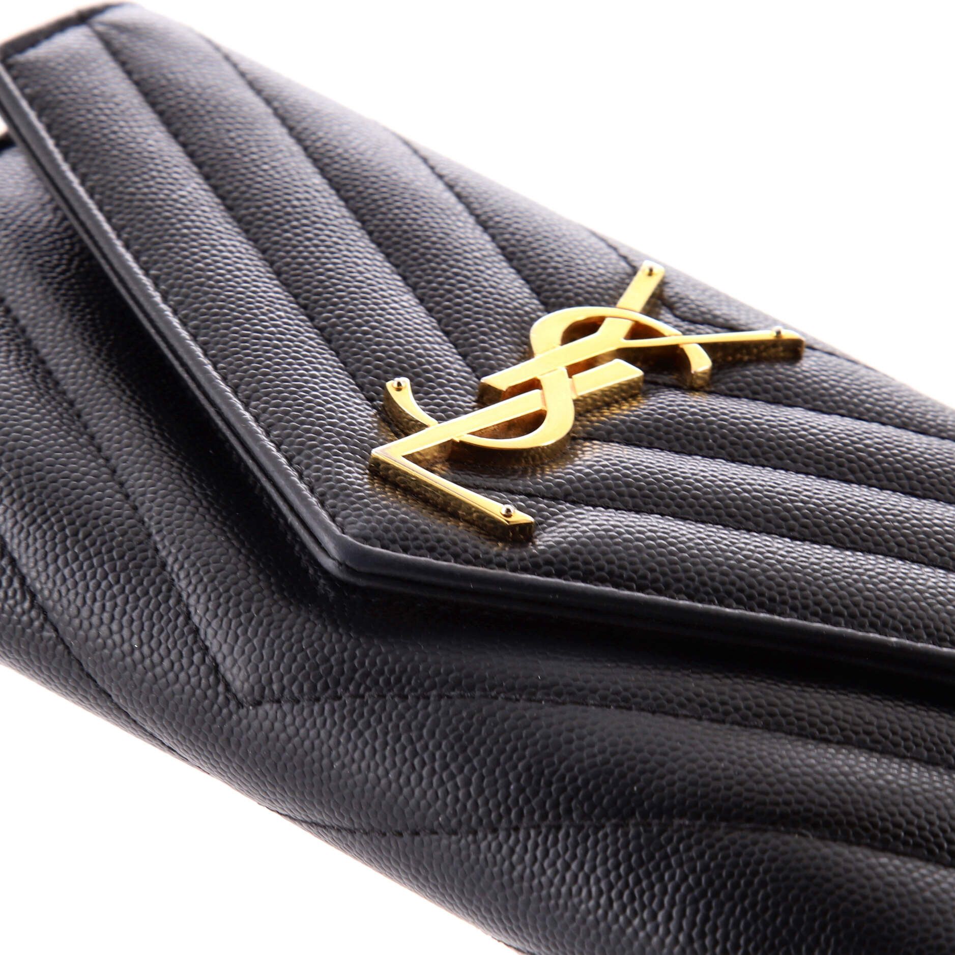 Saint Laurent Paris Classic Monogram Flap Wallet Size ONE SIZE - 6 Thumbnail