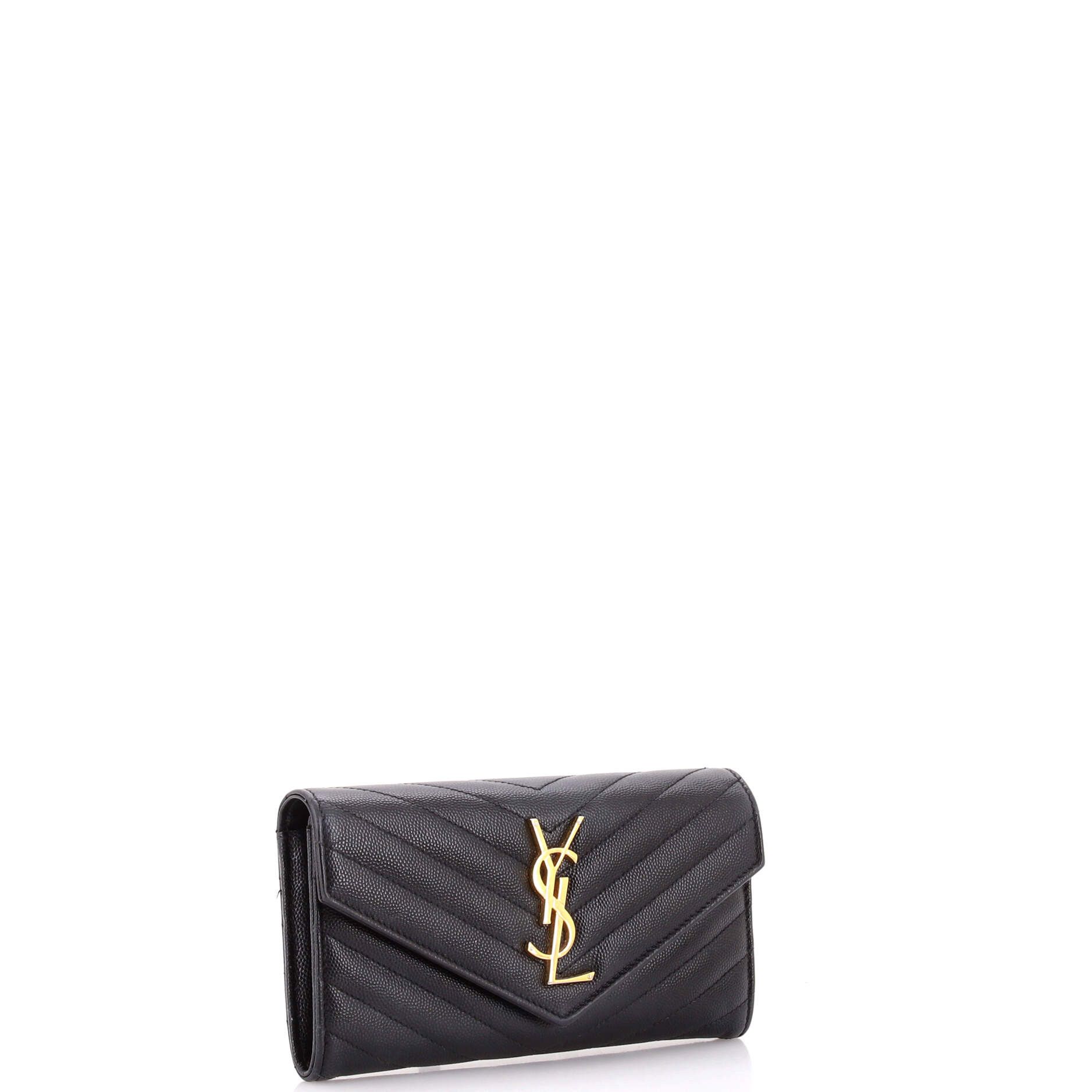 Saint Laurent Paris Classic Monogram Flap Wallet Size ONE SIZE - 2 Thumbnail