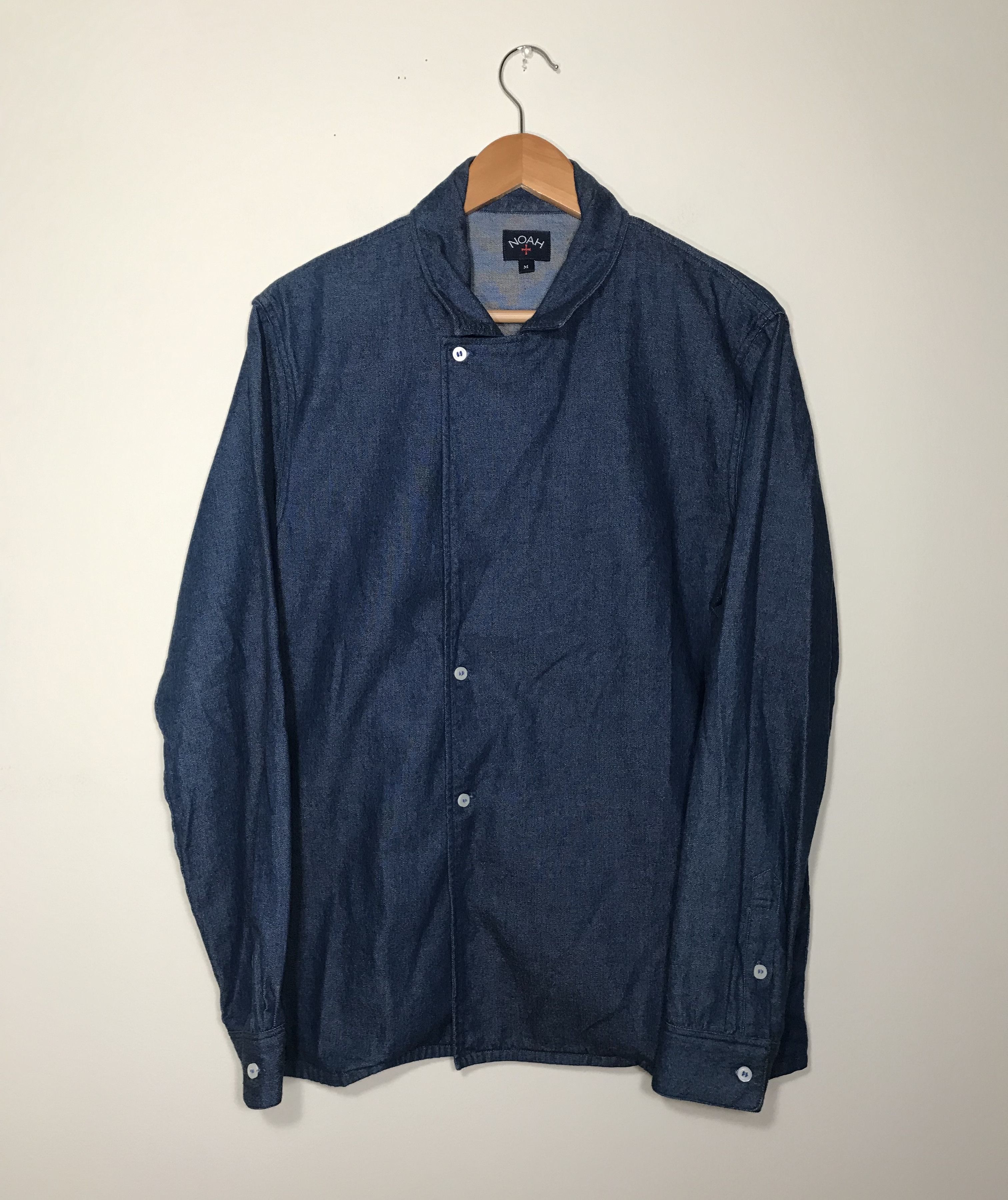 NOAH Double-Breasted Denim Jacket - L