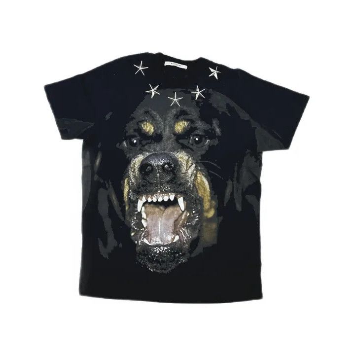 Givenchy Givenchy Dog Head Print Star Decor Short Sleeve T-shirt Size US XXS / EU 40 - 2 Thumbnail