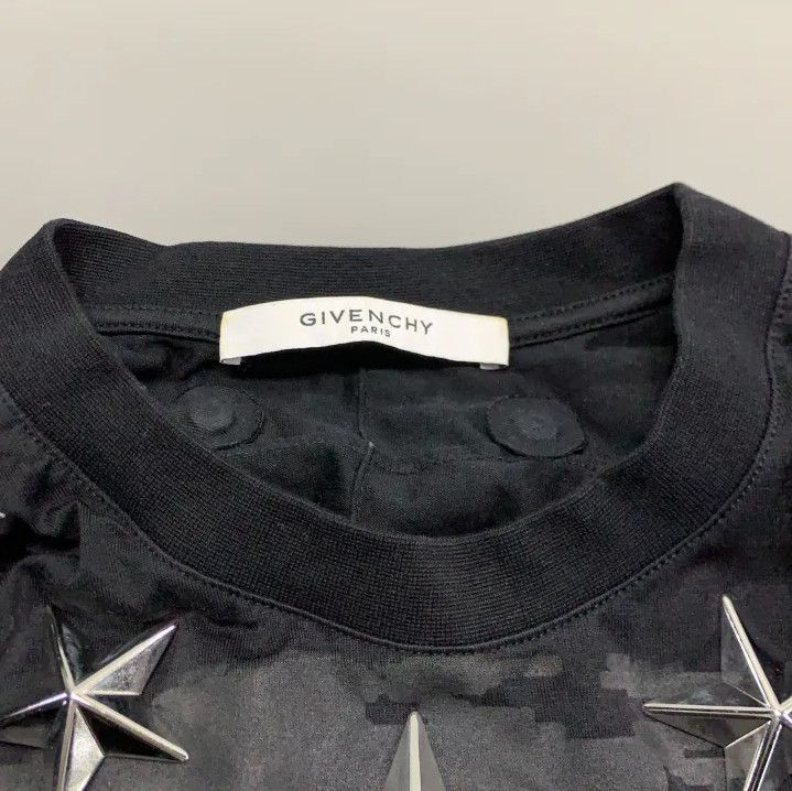 Givenchy Givenchy Dog Head Print Star Decor Short Sleeve T-shirt Size US XXS / EU 40 - 6 Thumbnail