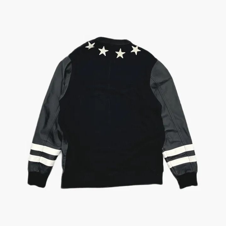Givenchy Givenchy Star-Embellished Black Bomber Jacket Size US M / EU 48-50 / 2 - 3 Thumbnail