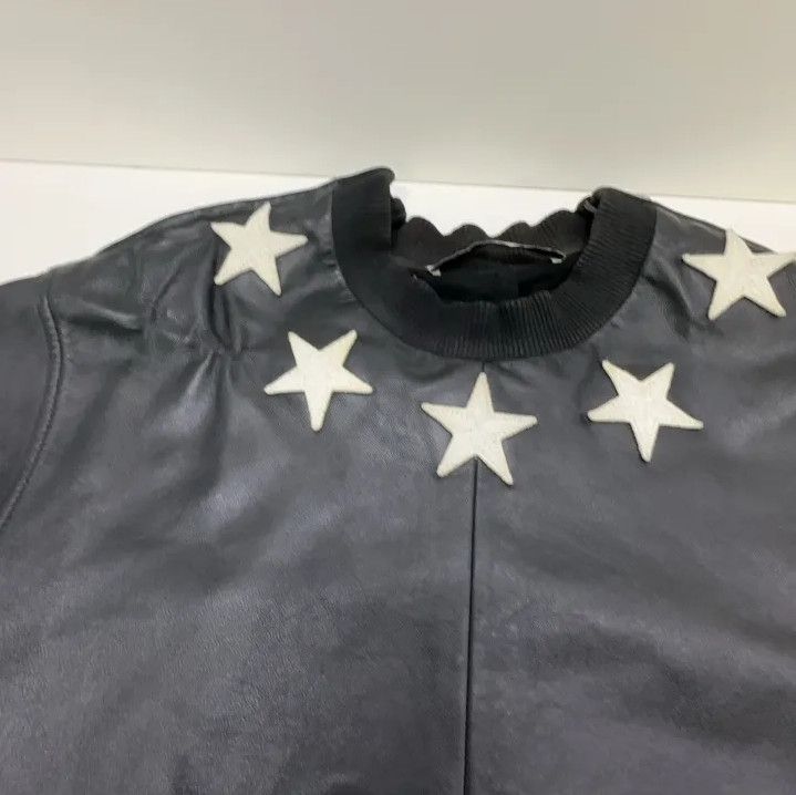 Givenchy Givenchy Star-Embellished Black Bomber Jacket Size US M / EU 48-50 / 2 - 7 Thumbnail