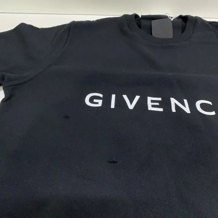 Givenchy Givenchy FW22 Classic Letter Print Crewneck Sweatshirt Size US M / EU 48-50 / 2 - 9 Thumbnail