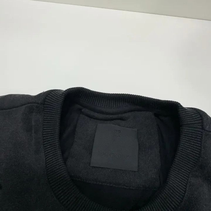 Givenchy Givenchy SS23 Tear Detail Logo Print Sweatshirt Size US L / EU 52-54 / 3 - 7 Thumbnail