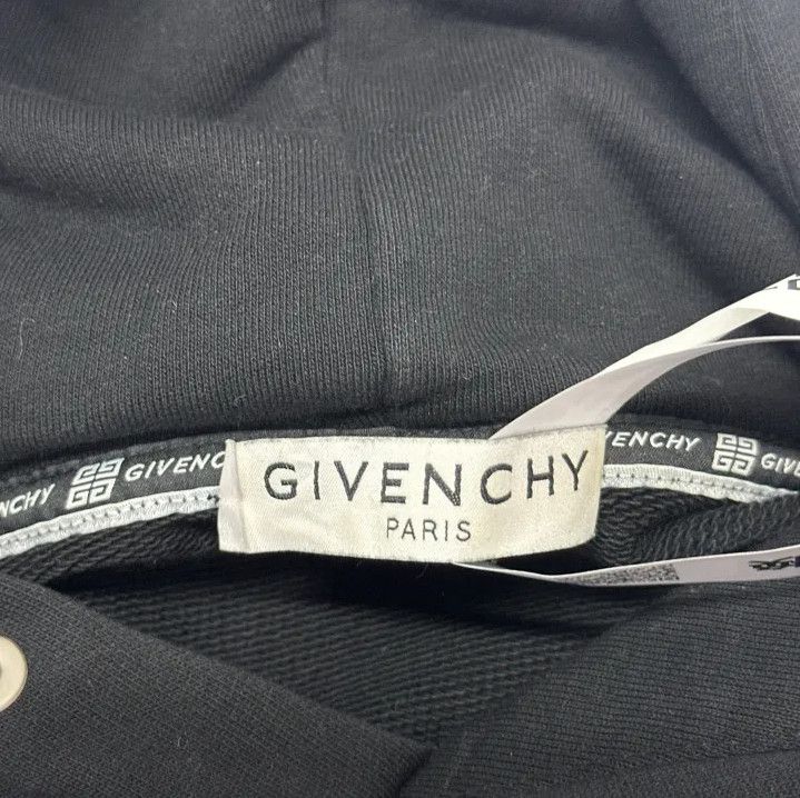 Givenchy Givenchy Distressed Logo Print Men's Hoodie Size US XL / EU 56 / 4 - 4 Thumbnail