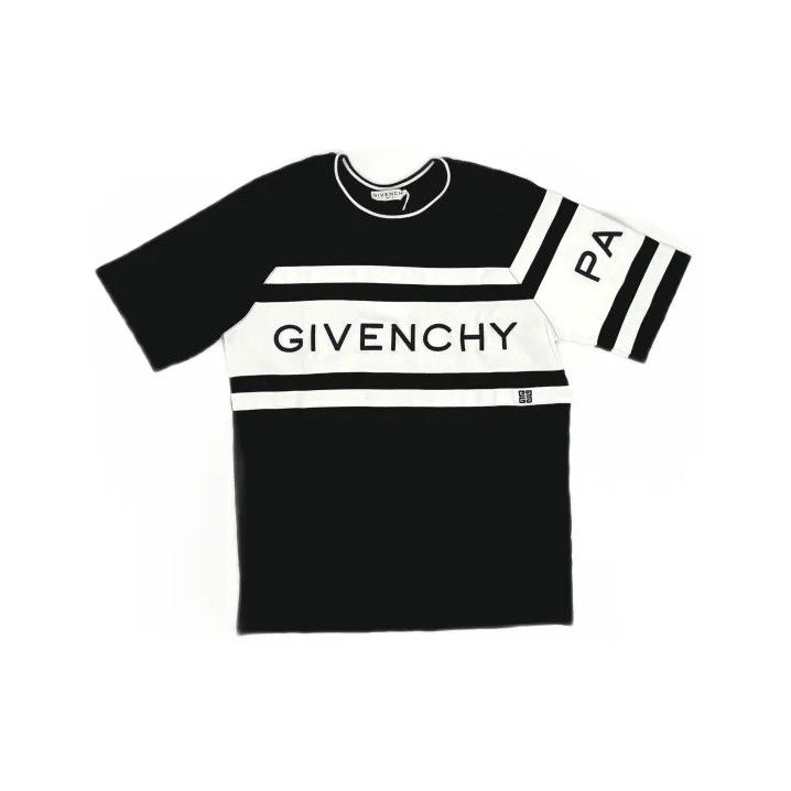 Givenchy Givenchy Striped Letter Print Crewneck Short-Sleeve T-Shirt Size US M / EU 48-50 / 2 - 2 Thumbnail