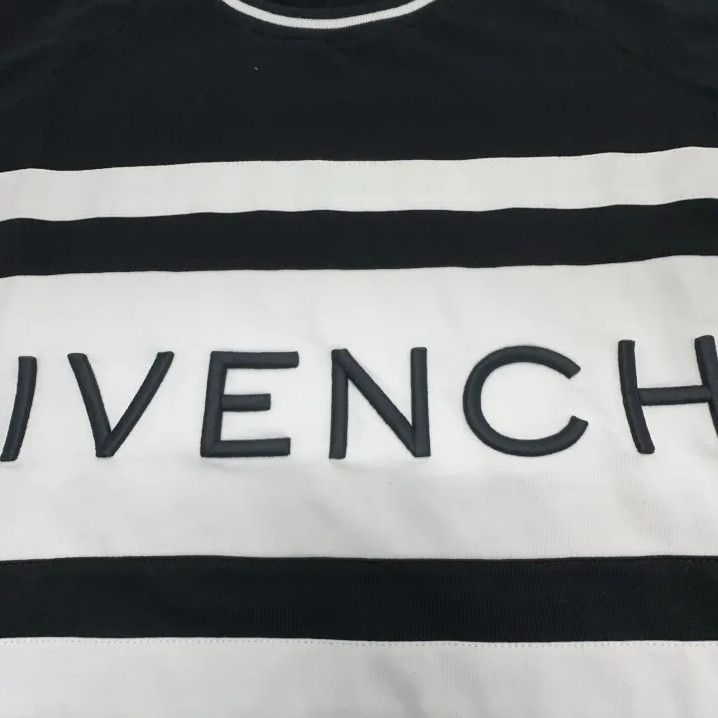 Givenchy Givenchy Striped Letter Print Crewneck Short-Sleeve T-Shirt Size US M / EU 48-50 / 2 - 9 Thumbnail