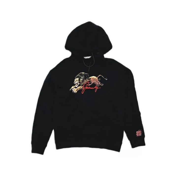Givenchy Givenchy Lion Pattern Men's Hoodie Size US L / EU 52-54 / 3 - 2 Thumbnail