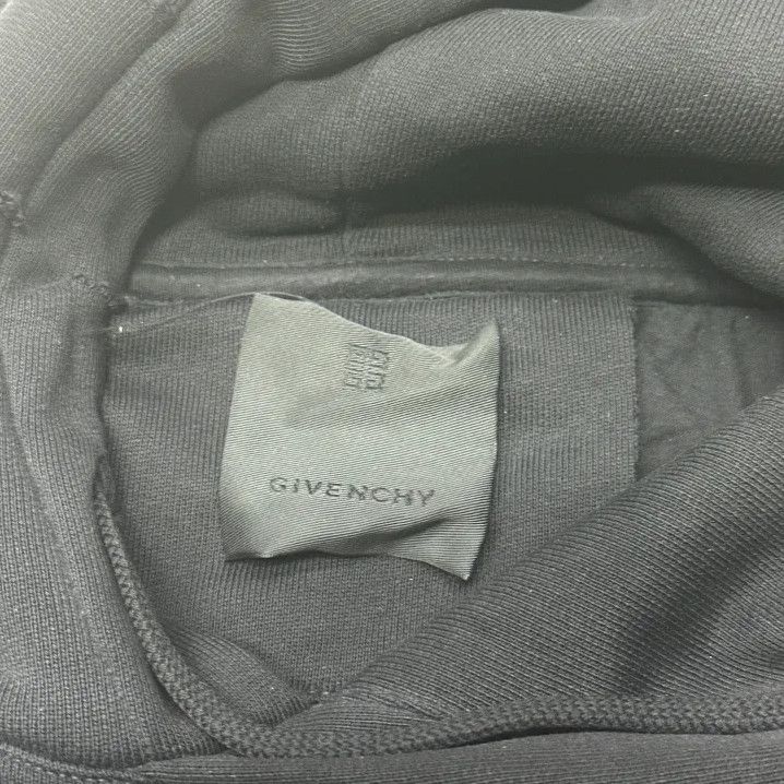 Givenchy Givenchy SS23 Logo Distressed Drawstring Hoodie Size US XS / EU 42 / 0 - 4 Thumbnail