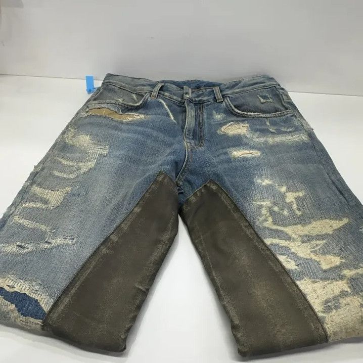 Givenchy Givenchy FW21 Distressed Zip Casual Jeans Size US 32 / EU 48 - 9 Thumbnail
