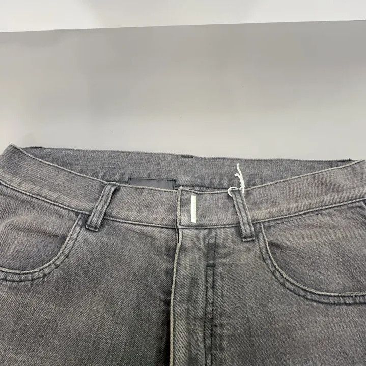 Givenchy Givenchy Men's Black Solid Loose Straight Jeans Size US 29 - 7 Thumbnail